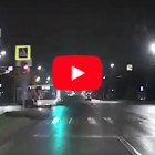 Водитель автобуса чуть не устроил ДТП на проспекте Мира