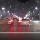 «Тойота» не пролезла между «Приорой» и отбойником. ДТП на проспекте Яковлева