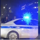 Как собрался «паровозик» перед Калининским мостом